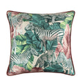 Scatter Box Madagascar Velour Feather Filled Piped Cushion