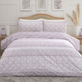 Dreams & Drapes Aden Geometric Print Easy Care Duvet Cover Set