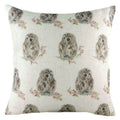 Evans Lichfield Hedgerow Owls Repeat Watercolour Print Cushion Cover, Multi, 43 x 43 Cm