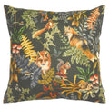Evans Lichfield Forest Fox Repeat Cushion Cover, Grey, 43 x 43 Cm
