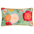 Kate Merritt Floral Botanical Print Piped Edge Cushion Cover, Multi, 30 x 50 Cm