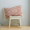 Pineapple Elephant Kebra Aztec Fringed 100% Cotton Filled Cushion