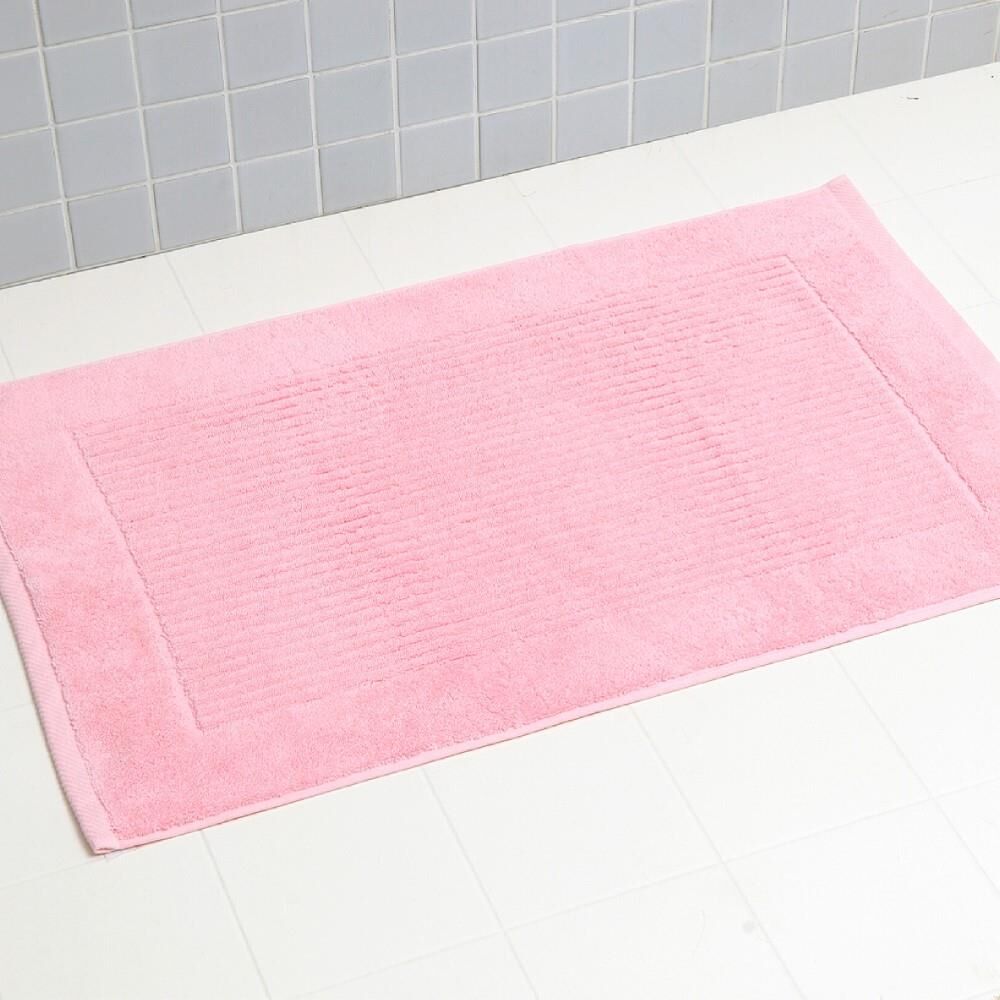Linens Limited 100% Turkish Cotton Bath Mat, Pink