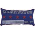 Scatter Box Washington No. 77 Filled Boudoir Cushion, Blue, 30 x 60 Cm