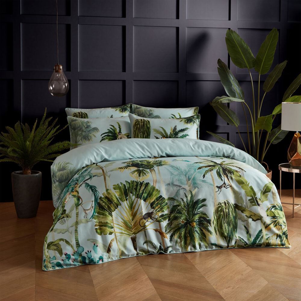 Paoletti Forsteriana 100% Cotton 200 Thread Count Housewife Pillowcase, Multi, Pair