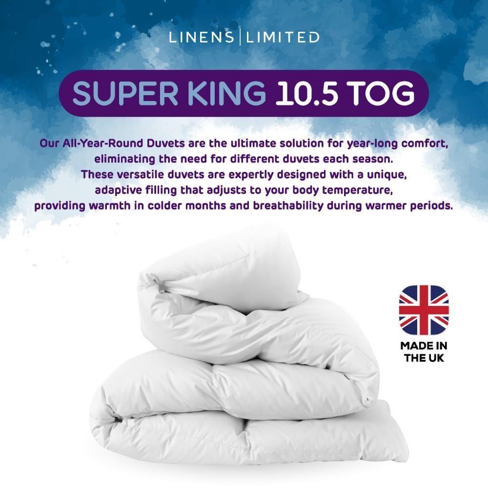 Linens Limited Bedtime Bliss Hollowfibre Non-Allergenic Duvet