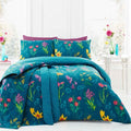 Dreams & Drapes Ingrid Floral Print Reversible Duvet Cover Set