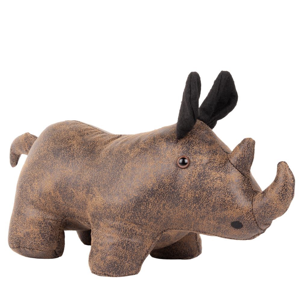 Paoletti Rhino Heavy Weight Door Stop, Sand, Brown