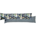 Wylder Tropics Jungle Leopards Print Velvet Draught Excluder Case, Petrol