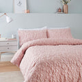 Catherine Lansfield So Soft Pinsonic Floral Quilted Duvet Cover Set