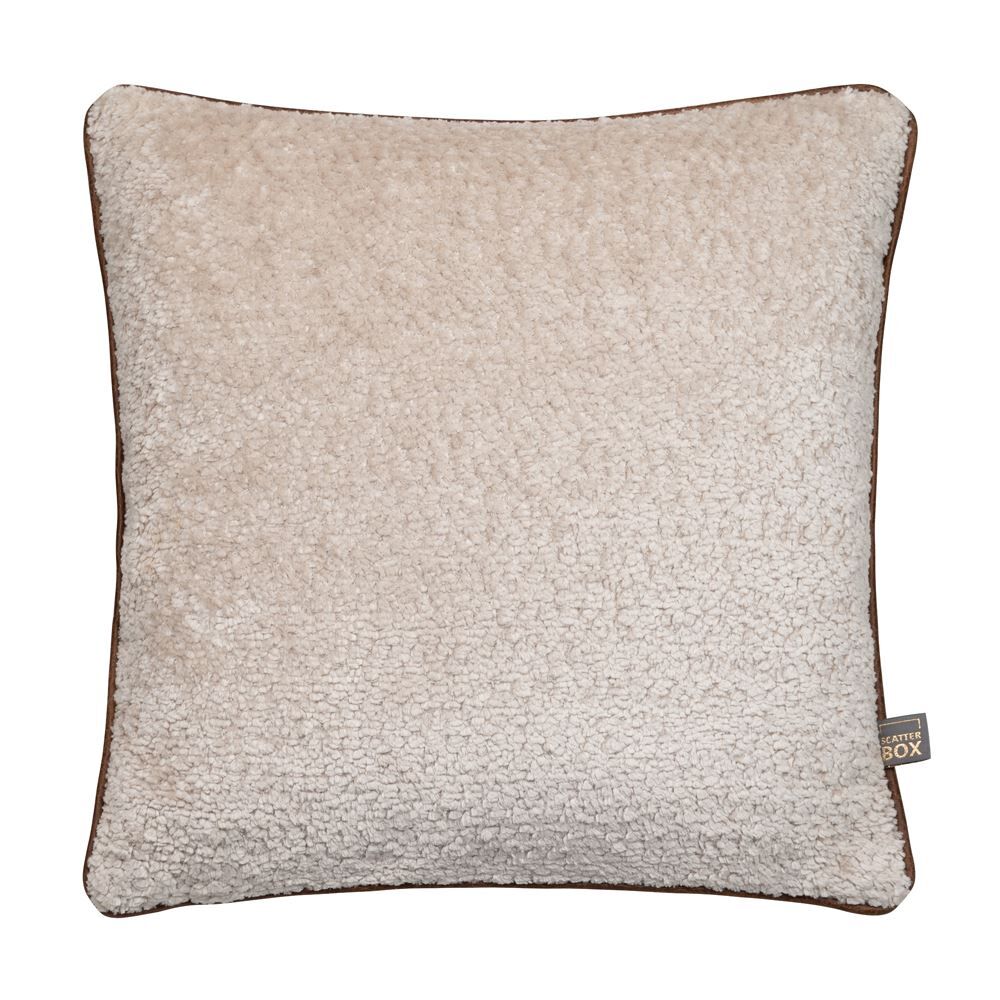 Scatter Box Quilo Textured Boucle Feather Filled Piped Edge Cushion