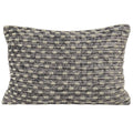 Riva Paoletti Souk Hand Embroidered Cushion Cover, Grey, 35 x 50 Cm