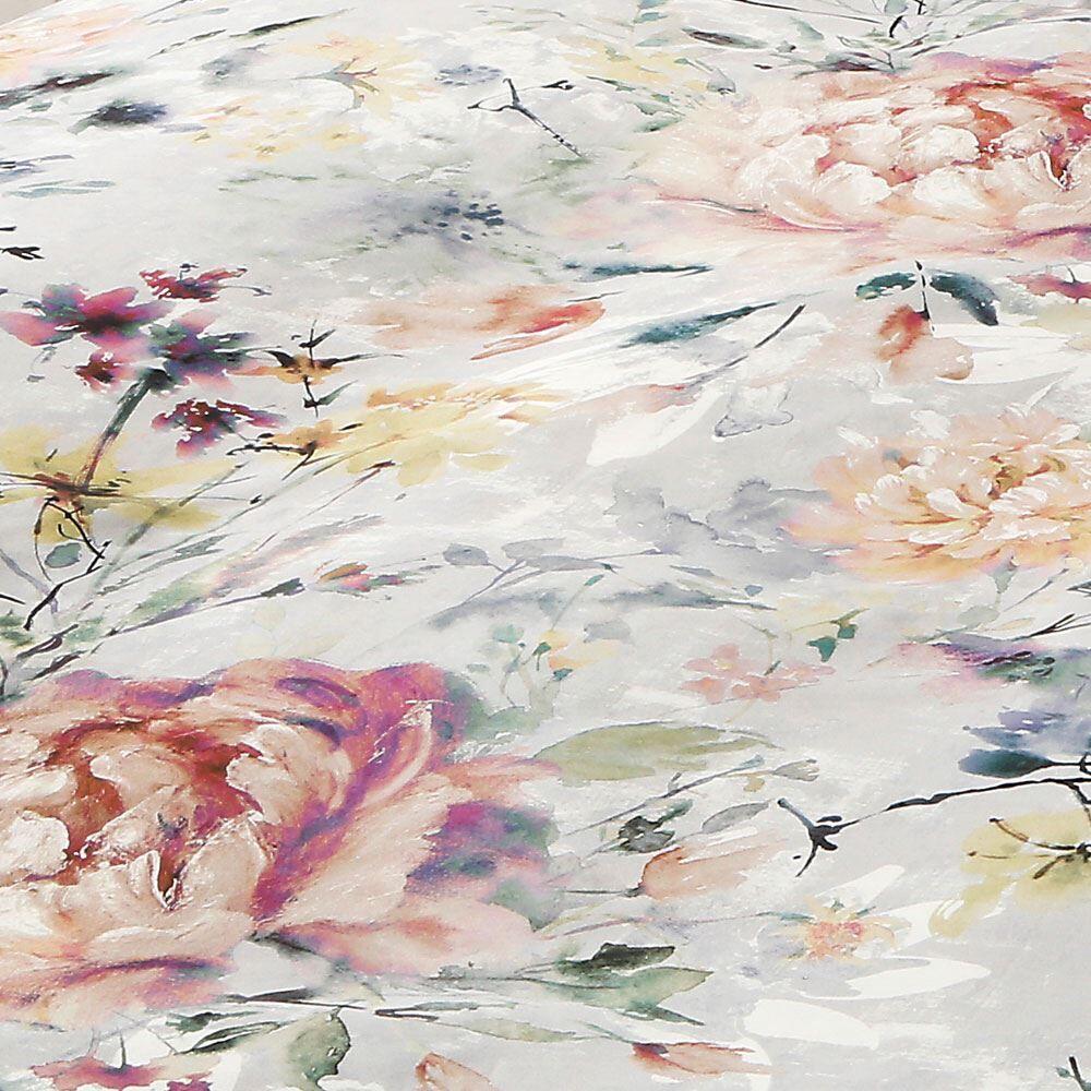 Scatter Box Eden Floral 100% Cotton Duvet Cover Set, Grey