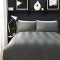 Appletree Boutique Capri Dobby Stripe 100% Cotton 200 Thread Count Duvet Cover Set