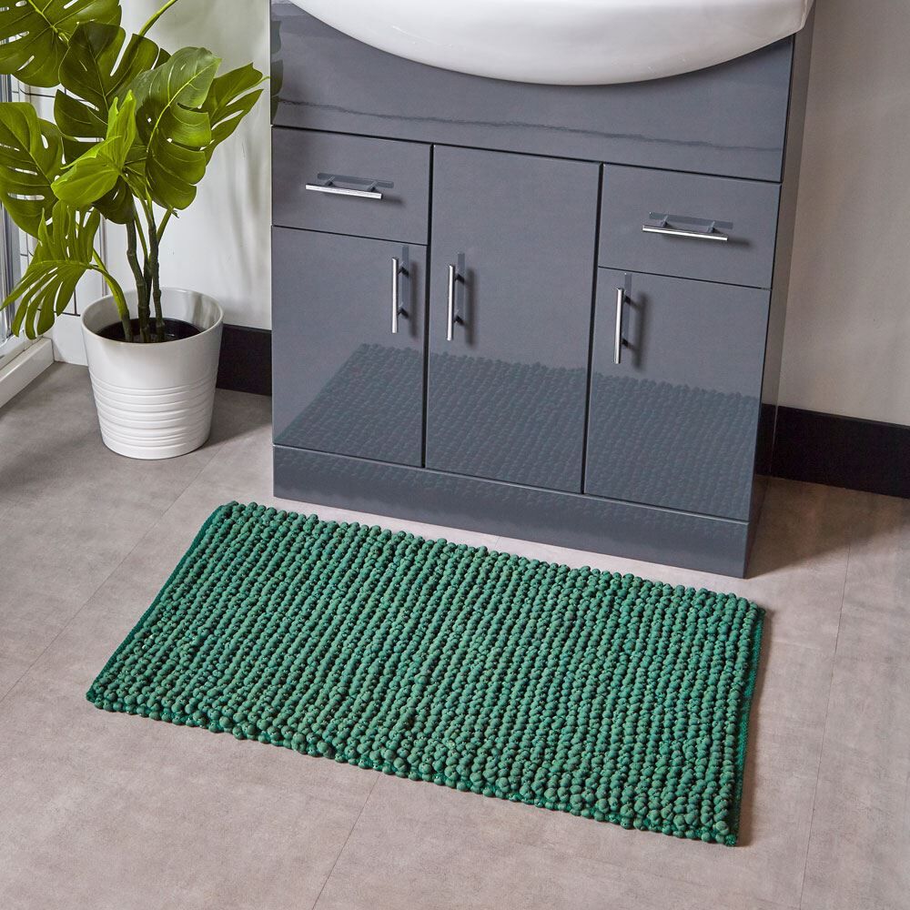 Furn Bobble Woven Textured Bath Mat