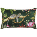 Evans Lichfield Leopard Botanical Outdoor Cushion Cover