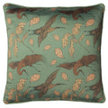 Paoletti Harper Nature Print Piped Edge Cushion Cover