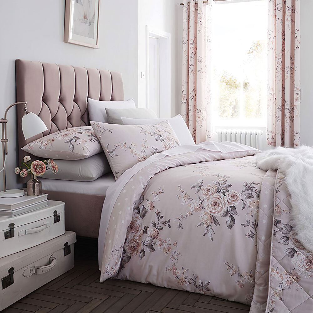 Catherine Lansfield Canterbury Easy Care Quilted Bedspread