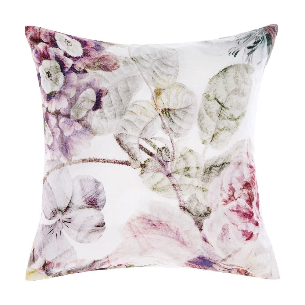 Linen House Ellaria Floral Digital Print 100% Cotton Continental Pillow Case, Multi
