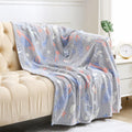 Night Zone Space Glow In The Dark Super Soft Fleece Warm & Cosy Throw, Multi, 100 x 150 Cm