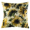 Evans Lichfield Elwood Sunflowers Watercolour Print Cushion Cover, Multi, 43 x 43 Cm