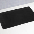 Linens Limited 100% Turkish Cotton Bath Mat, Black