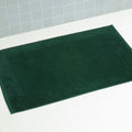 Linens Limited 100% Turkish Cotton Bath Mat, Forest Green