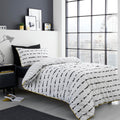 Fusion Eclipse Geometric Reversible Duvet Cover Set
