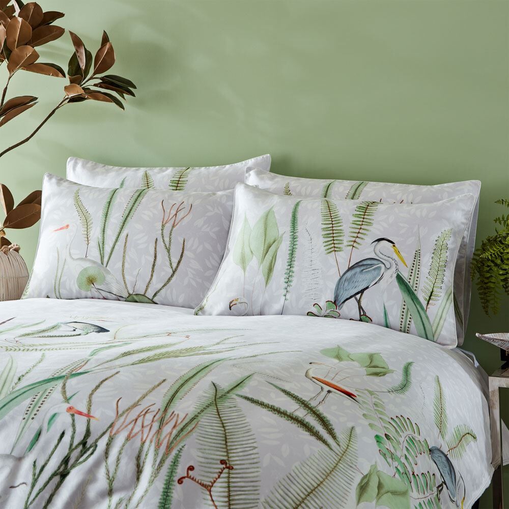 Paoletti Aaliyah 100% Cotton 200 Thread Housewife Pillowcase, Multi, Pair