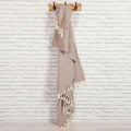 Scatter Box Chevron Herringbone Fringed Throw, Heather, 130 x 180 Cm