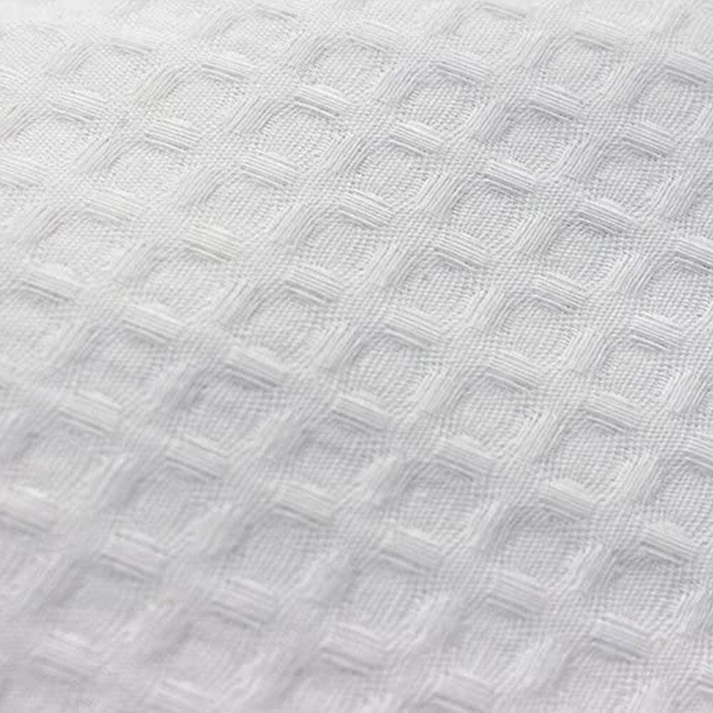 The Linen Yard Waffle 100% Cotton Duvet Cover Set