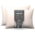 Linens Limited Hotel Quality Luxurious Natural Duck Feather Pillows, 2 Pack