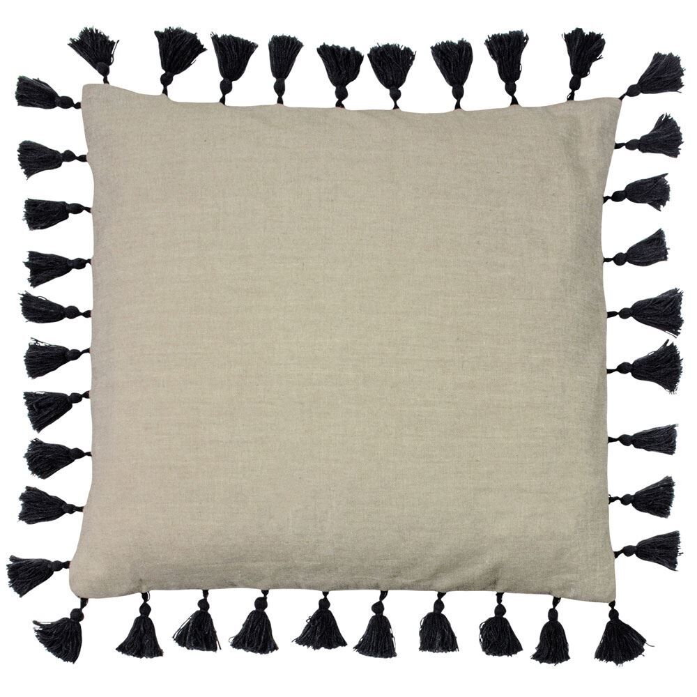 Furn Dune 100% Cotton Chambray Tasselled Cushion Cover