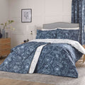Dreams & Drapes Lorie Floral Print Easy Care Reversible Duvet Cover Set