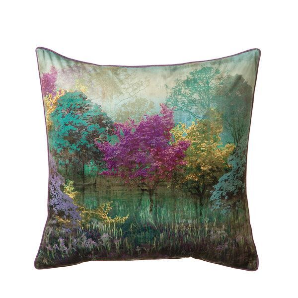 Scatter Box Whisper Velour Feather Filled Cushion, Purple