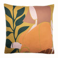 Furn Alma Scandi Botanical Print Cushion Cover, Multi, 50 x 50 Cm