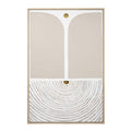 Scatter Box Anders Abstract Framed Hand Painted Print Canvas Wall Art