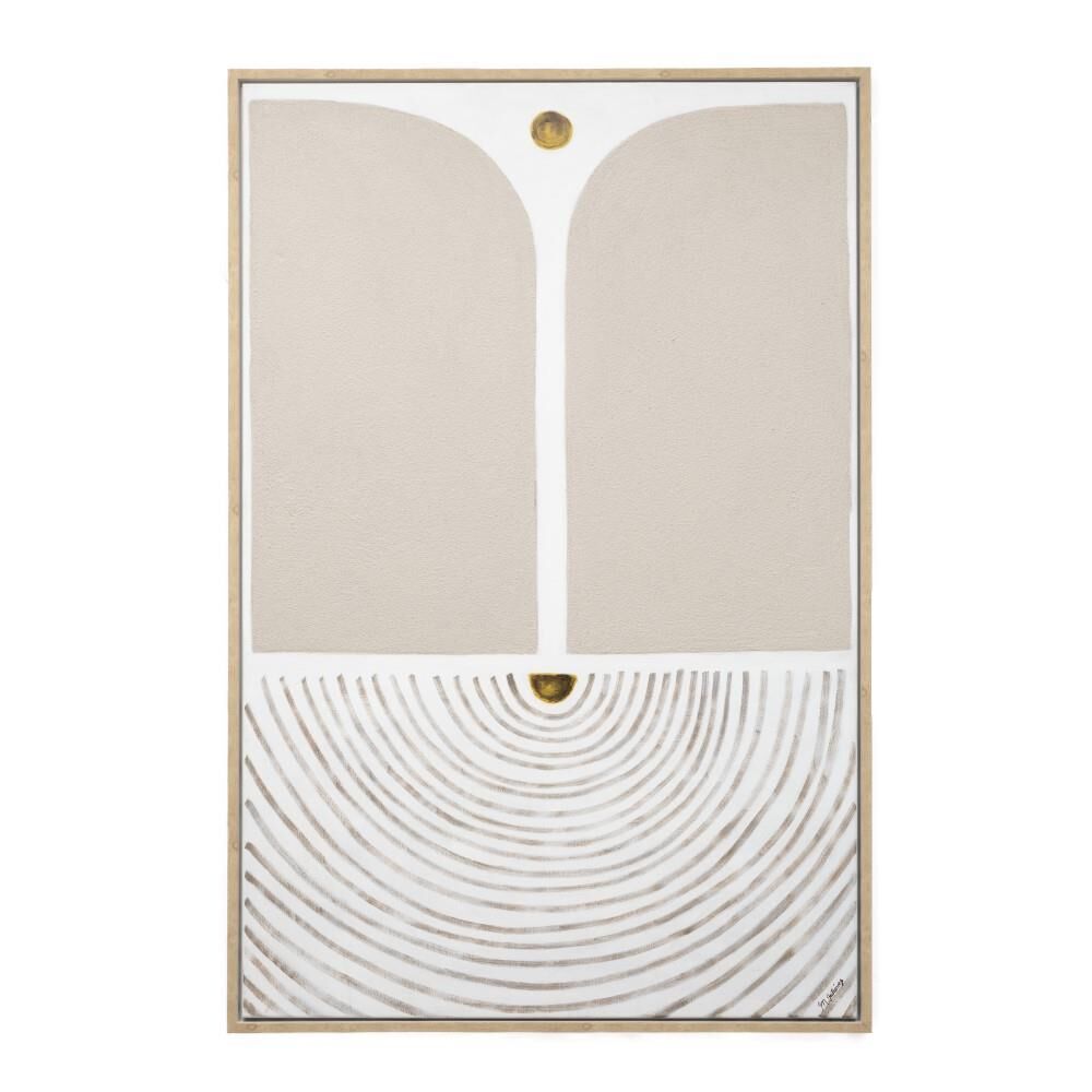 Scatter Box Anders Abstract Framed Hand Painted Print Canvas Wall Art