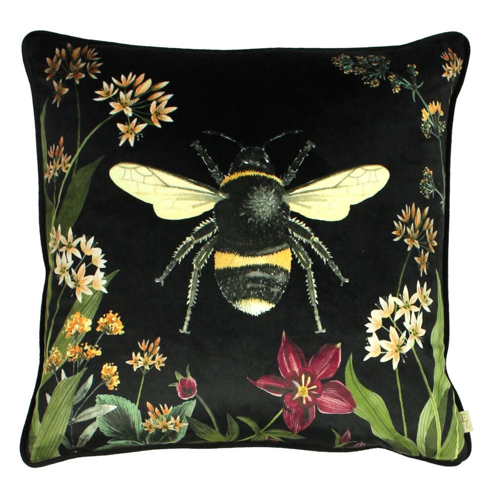 Evans Lichfield Midnight Garden Piped Edge Cushion Cover