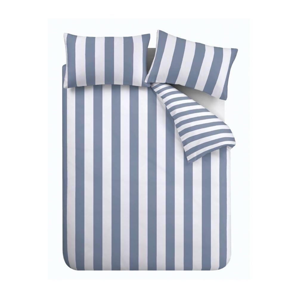 Catherine Lansfield Cove Stripe Reversible Duvet Cover Set