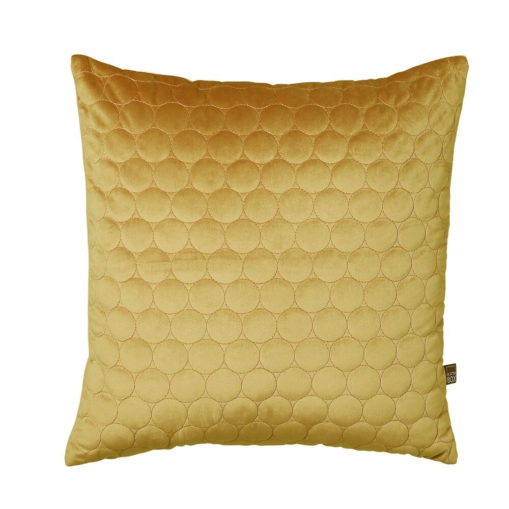 Scatter Box Halo Embroidered Velour Feather Filled Cushion