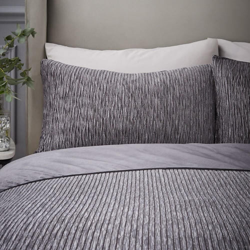 Catherine Lansfield Allure Sparkle Textured Duvet Cover Set