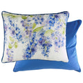 Evans Lichfield Blossoms Lilac Watercolour Print Cushion Cover, Azure, 33 x 43 Cm