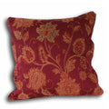 Paoletti Zurich Floral Chenille Jacquard Piped Cushion Cover