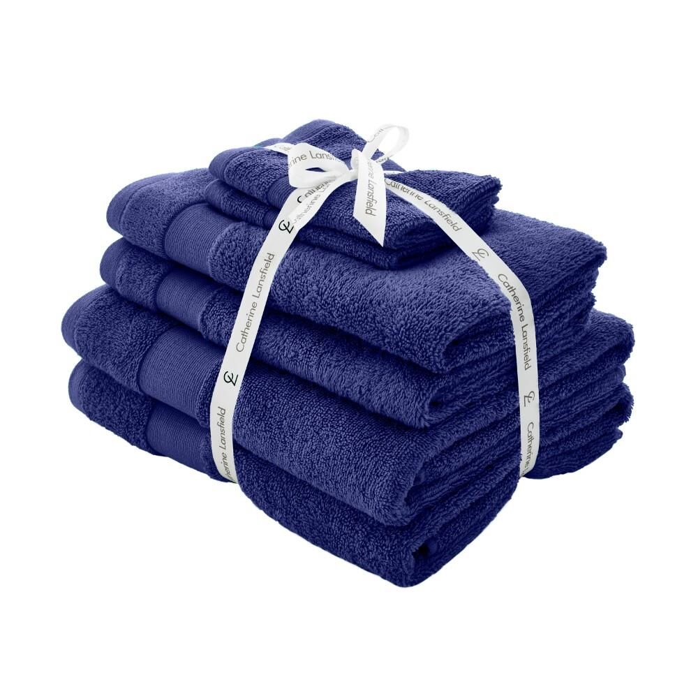 Catherine Lansfield Anti-Bacterial 100% Cotton 6 Piece Towel Bale