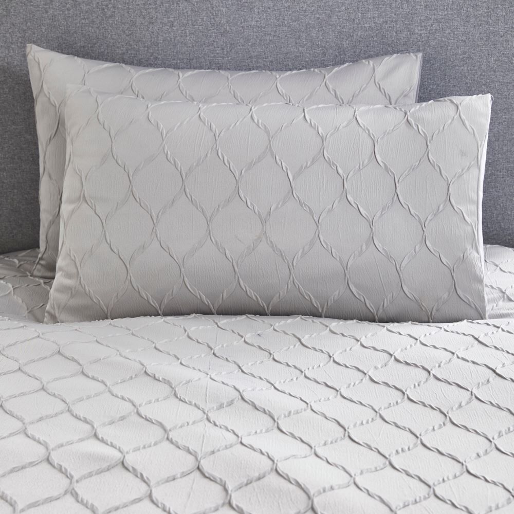 Appletree Boutique Jeneva Geometric Jacquard Duvet Cover Set