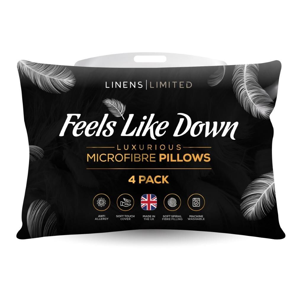 Linens Limited Luxurious Feels Like Down Microfibre Pillows