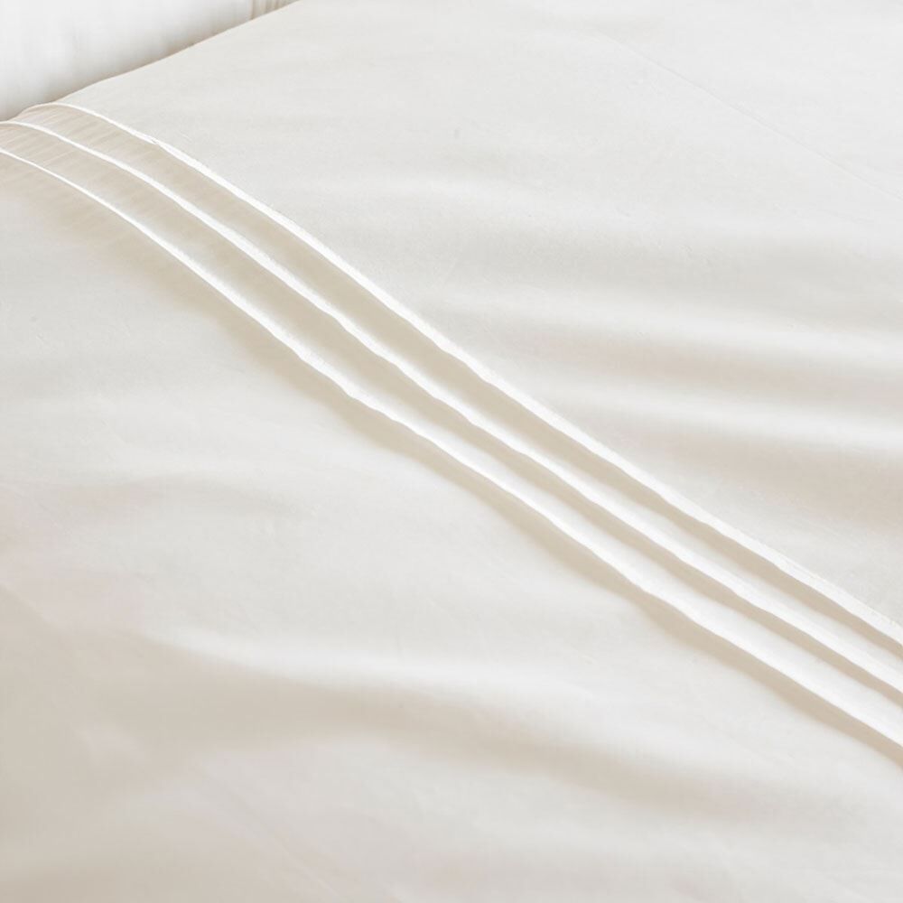 Linens Limited Linear Pleated Duvet Cover & Pillow Case Set