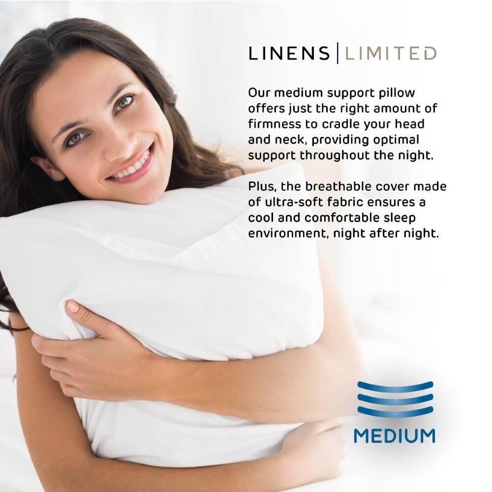 Linens Limited Bedtime Bliss Hollowfibre Non-Allergenic Pillows