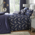 Laurence Llewelyn Bowen Edo Jacquard Weave Metallic Yarn Duvet Cover Set